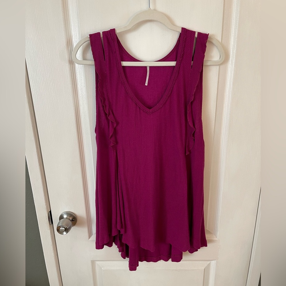 Free People Waffle Knit Tank
